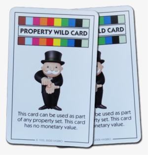 Multicolor Wildcard Card - Funskool - Monopoly Deal Card Game