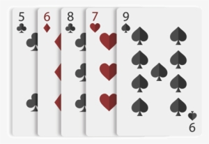 It Consists Of Five Cards Of The Unlike Suit
