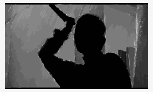 Quizzes - Murder White Silhouette