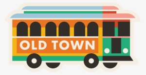 Old Town Sticker - School Bus