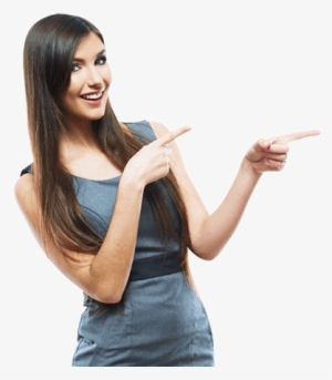 Recent Posts - Girl Pointing Png