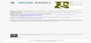 Ninetieth Critical Bibliography Of The History Of Science - Soap Opera