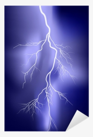 Vinilo Pixerstick Un Rayo De Color Blanco Brillante - Lightning