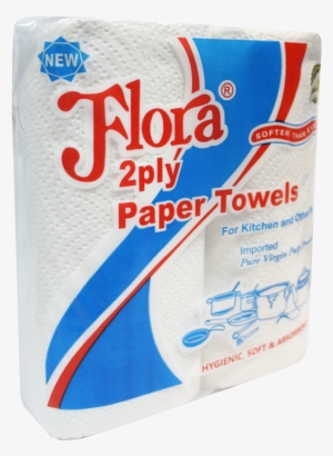 Flora 2 Ply Kitchen Paper Towel Roll - Flora Kitchen Towel