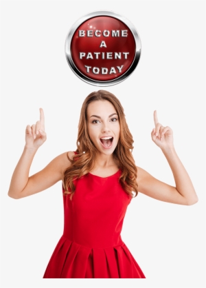 Woman Pointing Up Png