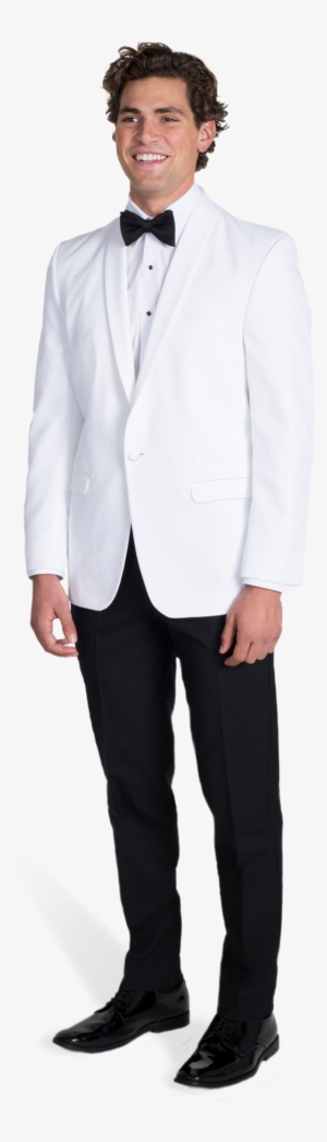 White Casablanca Dinner Jacket By Savvi