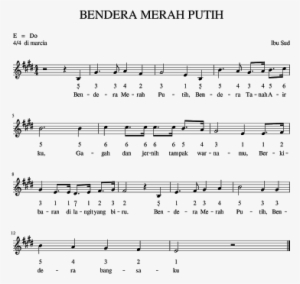 Notasi Lagu Bendera Merah Putih - Bach Choräle