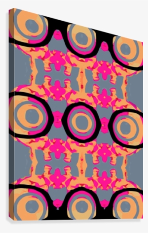 Psychedelic Graffiti Skull Head In Pink And Orange - Art