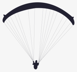 Icon Para Gliding Sport Silhouette By Vexels - Powered Paragliding Silhouette Transparent