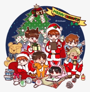 Png - Bts Christmas Fan Art