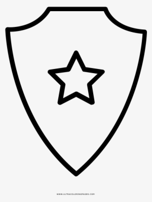 Placa De Policia Dibujo