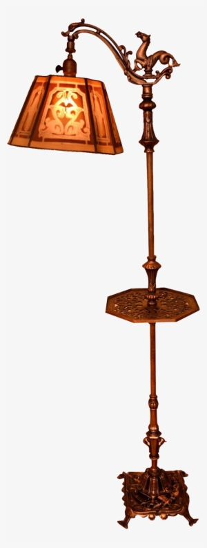 Rembrandt Floor Lamp With Horse Bridge And Screen Mesh - Electric Light