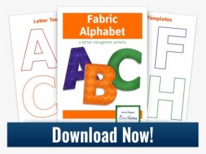 Fabric Alphabet Activity Download 3-page Spread - Free Printable Alphabet Bracelets