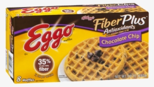 Kellogg's Eggo Fiberplus Chocolate Chip Waffles - Eggo Waffles Fiber