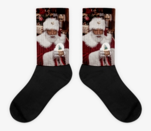 Santa Larry Christmas Globe Socks - The Joe Rogan Experience