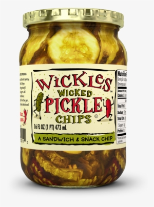 16oz Wickles Wicked Pickle Chips - Wickles Wicked Jalapeno Relish, 16 Fl Oz, Yellow