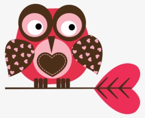 Baby Owl Clipart - Heart Owl Shower Curtain
