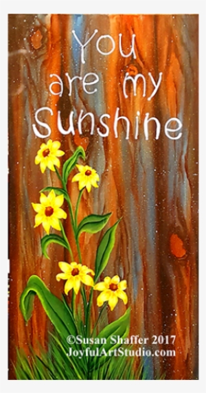 Paint This Simply Beautiful Bouquet Of Black Eyed Susans - Poster