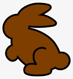 Dark Orange Bunny Clip Art - Rabbit Png Green