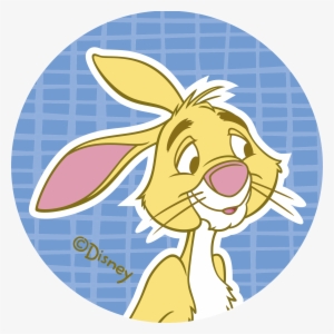Disney's Rabbit Logo Png Transparent - Rabbit From Winnie The Pooh