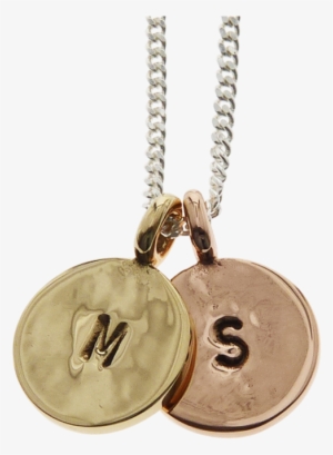 Gold Vintage Tags X2 - Locket