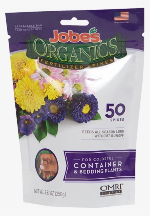 Jobe's Organics Fertilizer Spike Container & Bedding - Easy Gardener Inc Organic Annual Fertilizer Spikes,