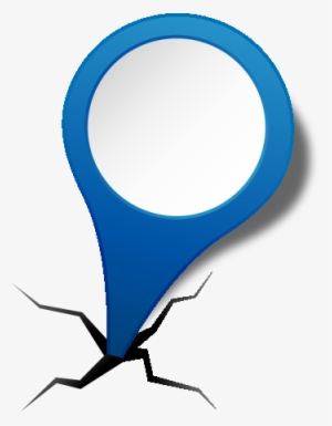 Blue Location Icon - Keyword Research