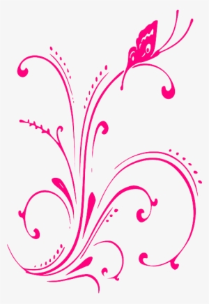 Resultado De Imagen Para Vectores Mariposas Png Mariposas - Pink Butterfly Border Png