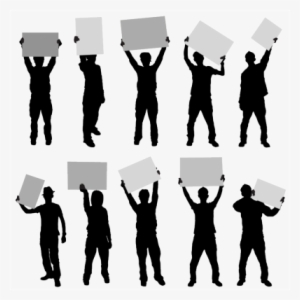 Tell-tale Signs You're Looking For A New Job - Person Holding Sign Vector