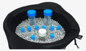 Chill Bucket With Tubes Slide3 - Lab Armor 67200-001 Lab Armor Chill Bucket Beads, Silver