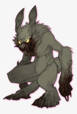 Slightly Grotesque In Appearance, The Hare Stands At - Illustration