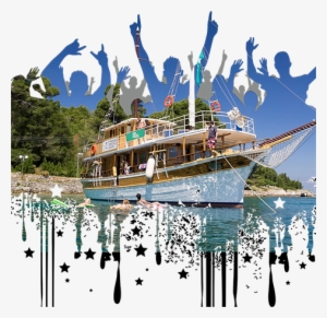 Boat Parties, Beach Parties, Outdoor Clubs And Festivals - Cruise Party Ship Png