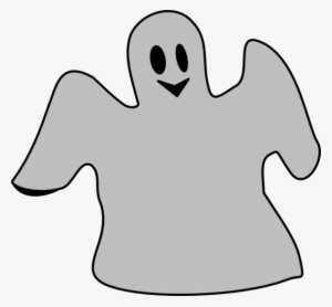 Real Ghost Clipart - Grey Ghost Clipart