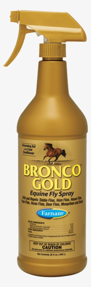 32 Oz / Spray - Farnam Bronco Gold 32 Oz - Fly Repellent