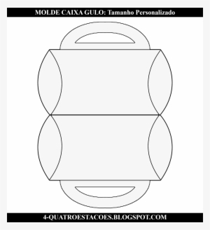 Molde Limpo Para Imprimir Png, Transparente Caixa Gulo - Moldes De Caixa Png