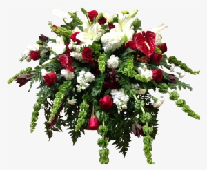 "lots Of Love" Casket Spray - White