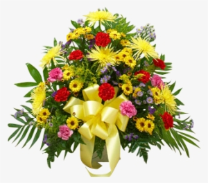 Traditional Sympathy Basket In Bright Colors In Houston,