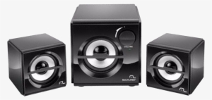 Caixa De Som Multilaser Sp081 10w Rm - Caixa De Som 2.1 Multilaser Subwoofer 10w Rms Preto