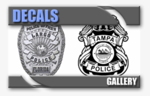 Police Decals Gallery - Police