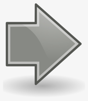 Open - Gray Arrow Png Transparent
