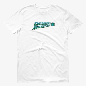 Incredible Adventures Men's Retro Logo Tee In White - Active Shirt