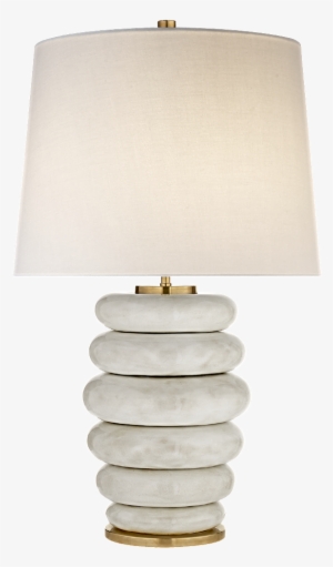 Stacked Ring Table Lamp - Visual Comfort Kw 3619awc-l Kelly Wearstler Modern