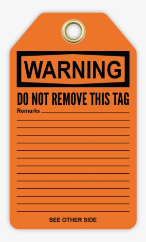 Cyanvis Safety Tag Legend, Warning - Safety