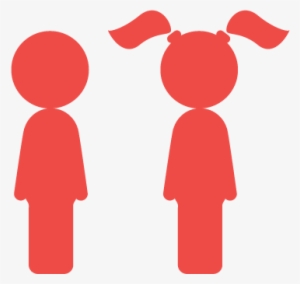 Small Boy And Girl Icons - Child Icon Vector