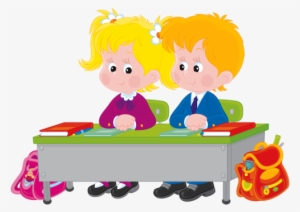 School Clipart, Starting School, Back To School, School - دانش آموز پشت میز