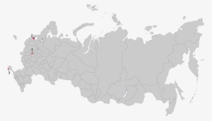 Map Of Federal Cities Of Russia - Federal Cities Of Russia