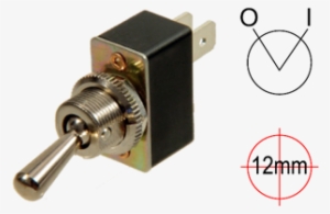 24061 Metal Toggle Switch - Key