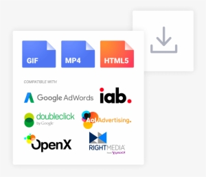 Download In Html5, Jpg, Gif, Png Or Mp4 - Advertising