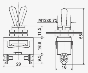 Toggle Switch1021 D - Toggle 1021