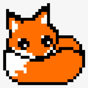 Cute Pixel Fox - Cross-stitch